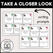 Load image into Gallery viewer, Cinco de Mayo Writing and Drawing Prompts for Kids
