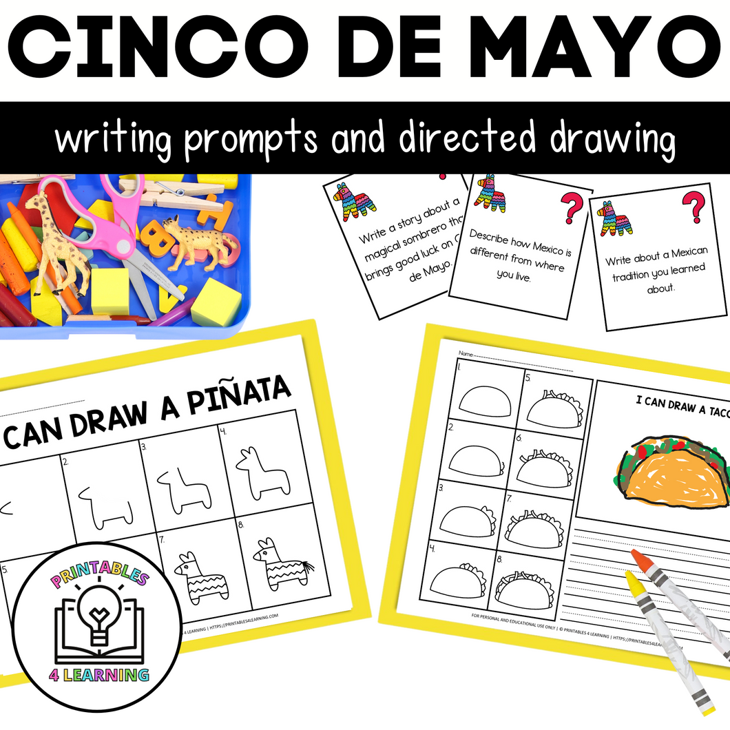 Cinco de Mayo Writing and Drawing Prompts for Kids