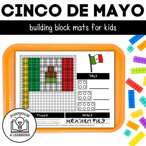 Cinco de Mayo Building Brick Mats