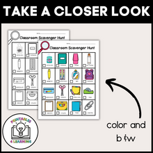 Load image into Gallery viewer, Classroom Scavenger Hunt Packet
