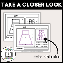 Load image into Gallery viewer, Clothing Geoboards | Task Cards and Full Mat Geoboard Activities
