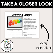 Load image into Gallery viewer, Crawling Colors Science Experiment: Capillary Action Color Mixing
