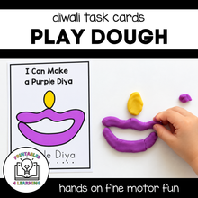 Load image into Gallery viewer, Diwali Playdough Task Cards | Holidays Around the World Activity

