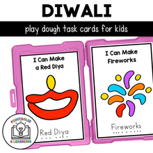 Load image into Gallery viewer, Diwali Playdough Task Cards | Holidays Around the World Activity
