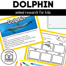 Load image into Gallery viewer, Dolphin Animal Study for Kids
