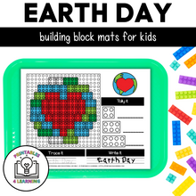 Load image into Gallery viewer, Earth Day Building Brick Mats
