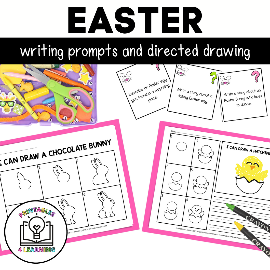 Easter Writing and Drawing Prompts for Kids