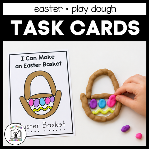 Easter Playdough Task Cards
