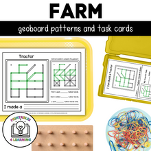 Load image into Gallery viewer, Farm Geoboards | Task Cards and Full Mat Geoboard Activities
