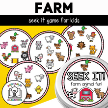 Load image into Gallery viewer, Seek It Game: Farm Themed
