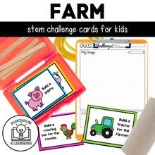 Load image into Gallery viewer, Farm STEM Challenge Cards
