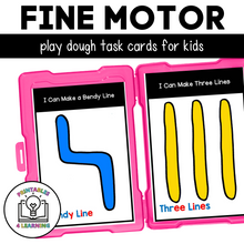 Load image into Gallery viewer, Fine Motor Skills Playdough Task Cards
