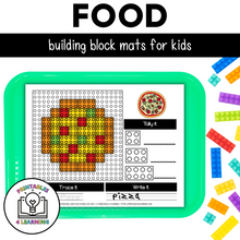 Load image into Gallery viewer, Food Building Brick Mats
