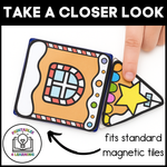 Build a Gingerbread House Magnetic Tile Printables
