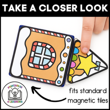 Load image into Gallery viewer, Build a Gingerbread House Magnetic Tile Printables
