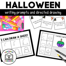 Load image into Gallery viewer, Halloween Writing and Drawing Prompts for Kids
