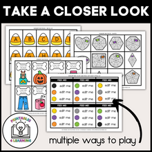 Load image into Gallery viewer, Halloween &#39;Feed Me&#39; Sensory Bin | ABC&#39;s, Numbers, Colors, and Beginning Sounds
