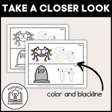 Load image into Gallery viewer, Halloween Letter Tracing Practice Strips | Beginning Sounds and Letter Formation
