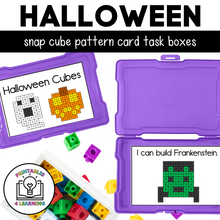 Load image into Gallery viewer, Halloween Snap Cube Task Box
