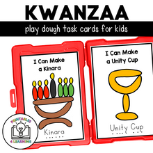 Load image into Gallery viewer, Kwanzaa Playdough Task Cards | Kwanzaa-Themed Playdough Activity
