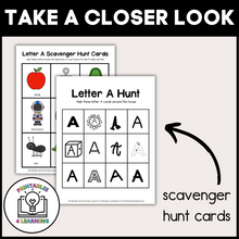 Load image into Gallery viewer, Letter A Scavenger Hunt Packet
