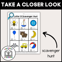 Load image into Gallery viewer, Letter B Scavenger Hunt Packet
