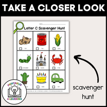 Load image into Gallery viewer, Letter C Scavenger Hunt Packet
