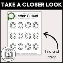 Load image into Gallery viewer, Letter C Scavenger Hunt Packet
