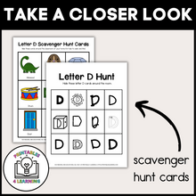 Load image into Gallery viewer, Letter D Scavenger Hunt Packet
