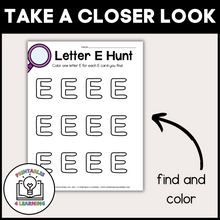 Load image into Gallery viewer, Letter E Scavenger Hunt Packet
