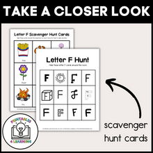 Load image into Gallery viewer, Letter F Scavenger Hunt Packet
