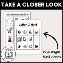 Load image into Gallery viewer, Letter G Scavenger Hunt Packet
