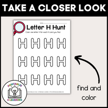 Load image into Gallery viewer, Letter H Scavenger Hunt Packet
