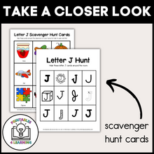 Load image into Gallery viewer, Letter J Scavenger Hunt Packet
