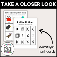 Load image into Gallery viewer, Letter K Scavenger Hunt Packet
