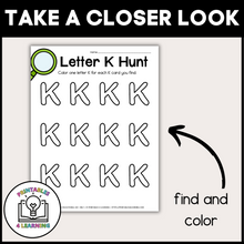 Load image into Gallery viewer, Letter K Scavenger Hunt Packet
