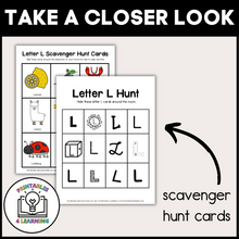 Load image into Gallery viewer, Letter L Scavenger Hunt Packet
