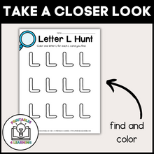 Load image into Gallery viewer, Letter L Scavenger Hunt Packet
