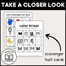 Load image into Gallery viewer, Letter M Scavenger Hunt Packet
