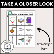 Load image into Gallery viewer, Letter N Scavenger Hunt Packet
