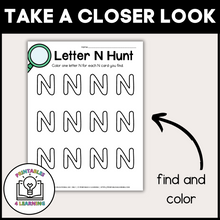 Load image into Gallery viewer, Letter N Scavenger Hunt Packet
