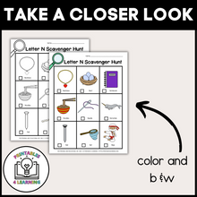 Load image into Gallery viewer, Letter N Scavenger Hunt Packet
