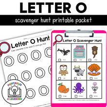 Load image into Gallery viewer, Letter O Scavenger Hunt Packet
