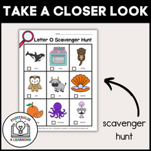 Load image into Gallery viewer, Letter O Scavenger Hunt Packet
