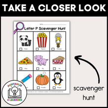 Load image into Gallery viewer, Letter P Scavenger Hunt Packet
