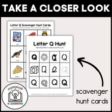 Load image into Gallery viewer, Letter Q Scavenger Hunt Packet
