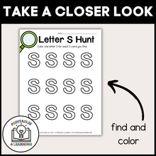 Load image into Gallery viewer, Letter S Scavenger Hunt Packet
