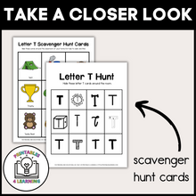 Load image into Gallery viewer, Letter T Scavenger Hunt Packet
