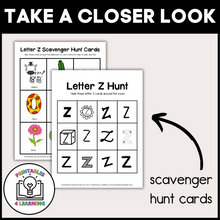 Load image into Gallery viewer, Letter Z Scavenger Hunt Packet
