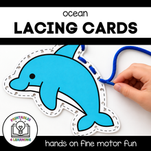 Load image into Gallery viewer, Ocean Lacing Cards
